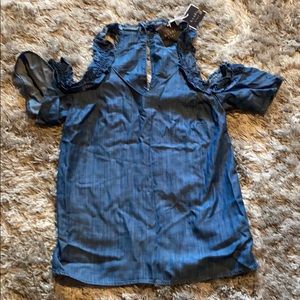 NWT Blue Kaari XS Denim Tank Top